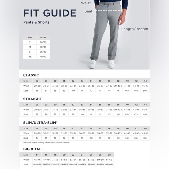 NWT Haggar Men's Cool Right Performance Flex Fit Flat Front Pant Size 32x29 - Picture 7 of 8